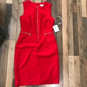 NWT Red Calvin Klein dress